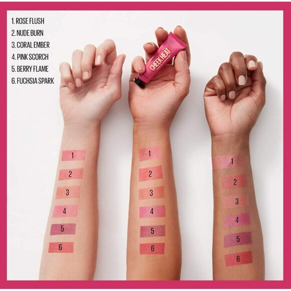 Maybelline Cheek Heat Gel-Cream Blush - #35 Berry Flame - Picture 5 of 8